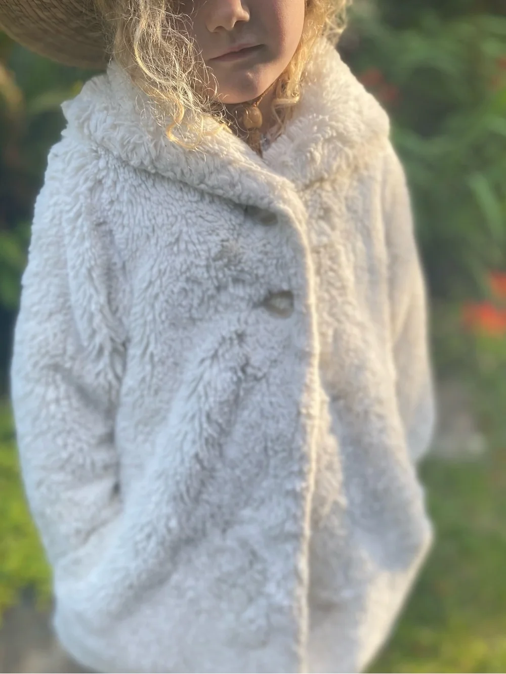 Patagonia faux fur swing jacket
